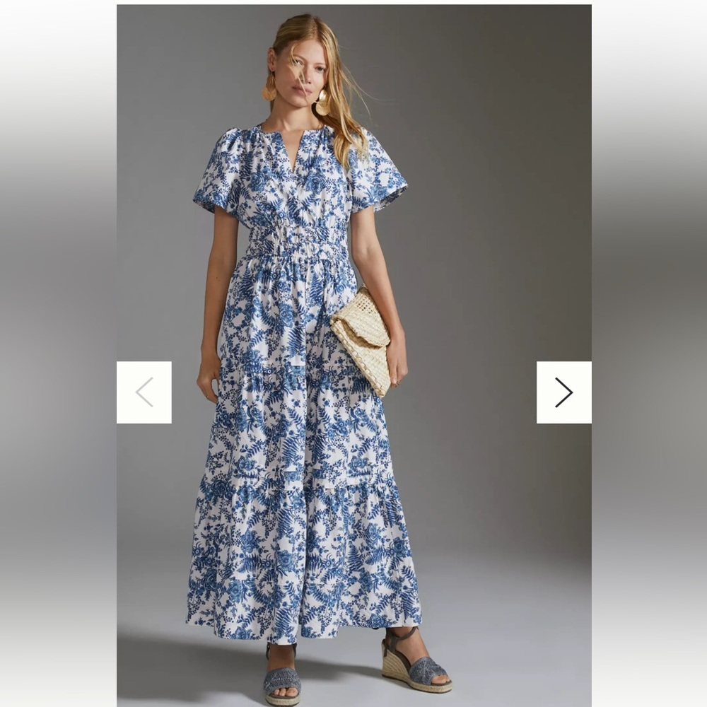 Anthropologie The Somerset Maxi Dress NWOT